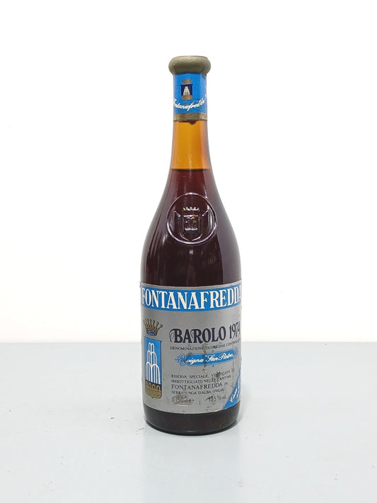 Barolo Fontanafredda Riserva Speciale 1974 Vigna San Pietro bott.75 cl 13.5%