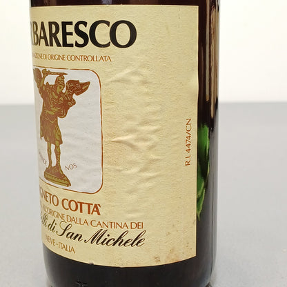 Barbaresco Confratelli Di San Michele 1975 Vigneto Cotta Neive bott..75 cl 13.5%