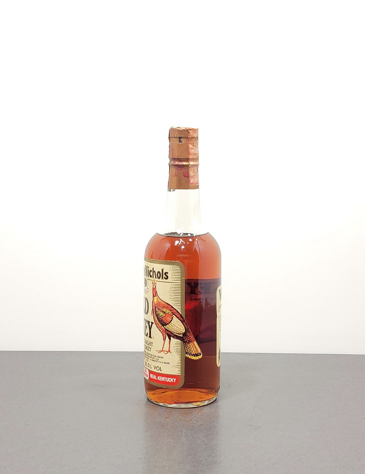 Wild Turkey 101 Proof 1990s Kentucky Straight BourbonWhisky Nichols 70 cl 50.5%