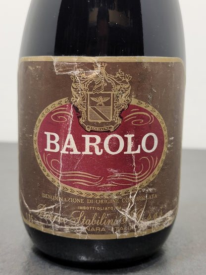 Barolo Barone Stabilini 1975 Vino Rosso bott.75 cl 13%
