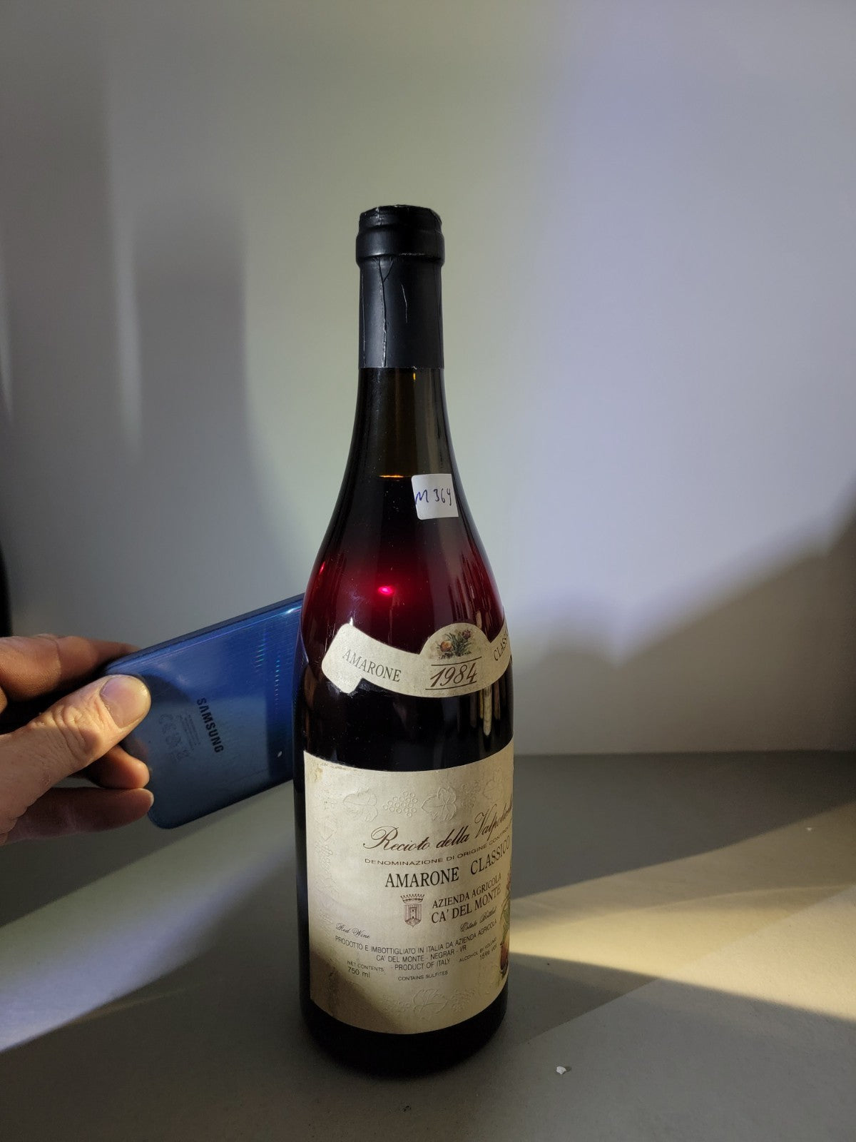 Amarone Ca' Del Monte 1984 Recioto Della Valpolicella Classico Negrar  75 cl 15%