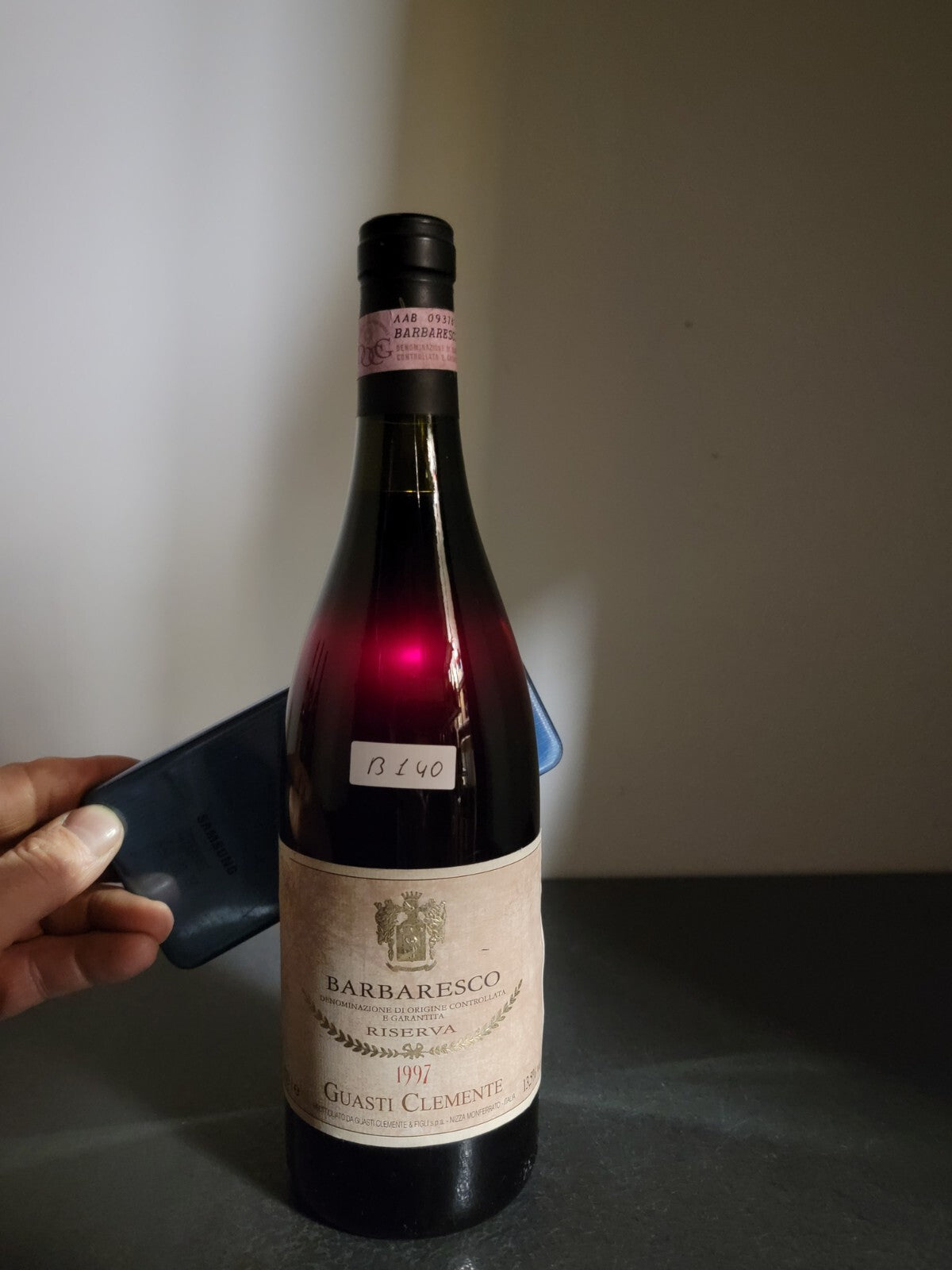 Barbaresco Guasti Clemente 1997 Riserva Nizza Monferrato bott. 75 cl 13.5%