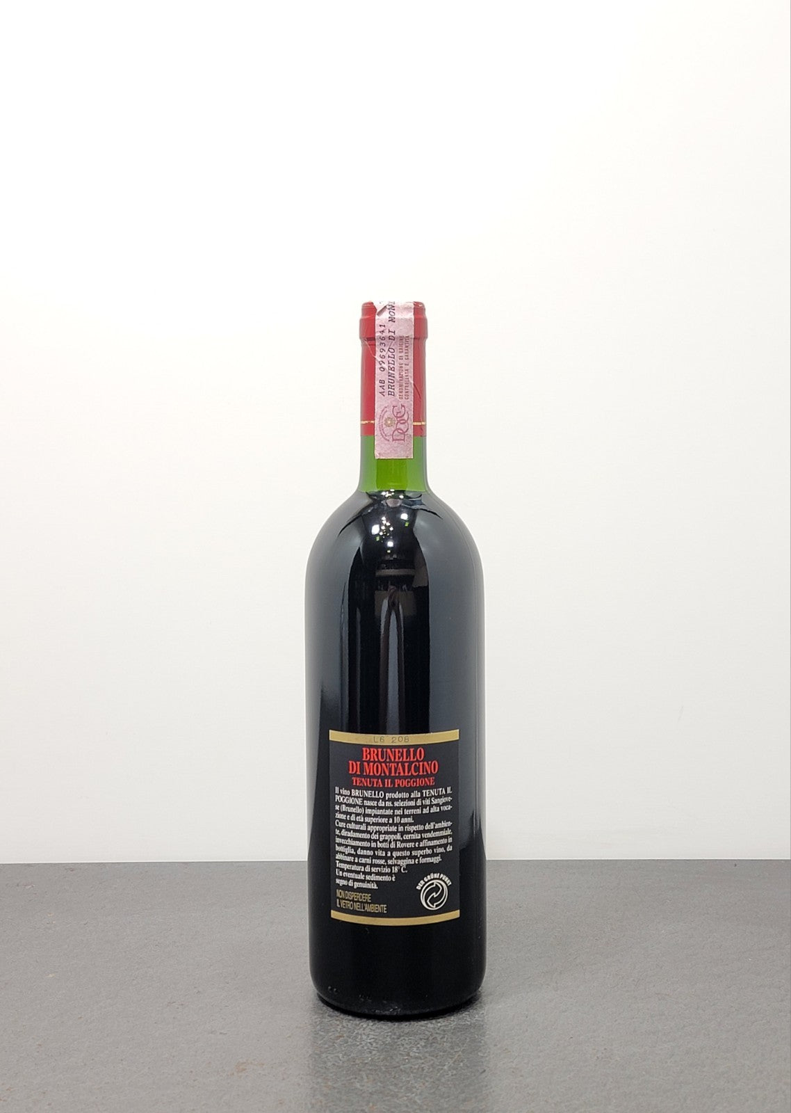 Brunello Di Montalcino IL Poggione 1991 bott.75 cl 13.5%