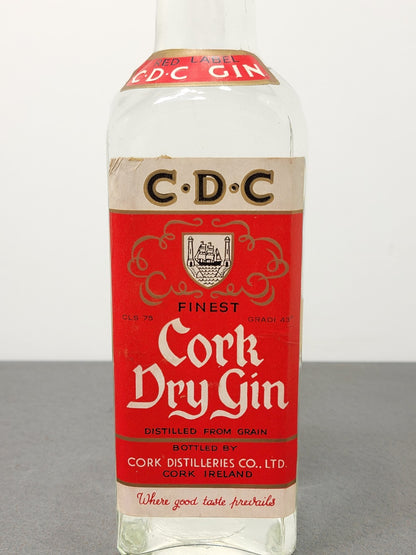 Dry Gin Cork Red Label 1960s bott.75 cl 43%