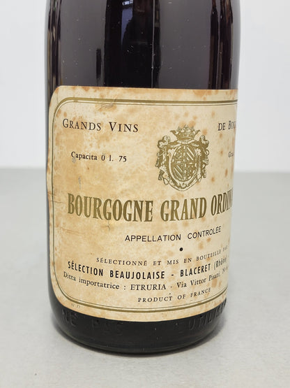 Bourgogne Grand Ordinaire 1966 Beaujolause Blaceret bott. 72 cl 12%