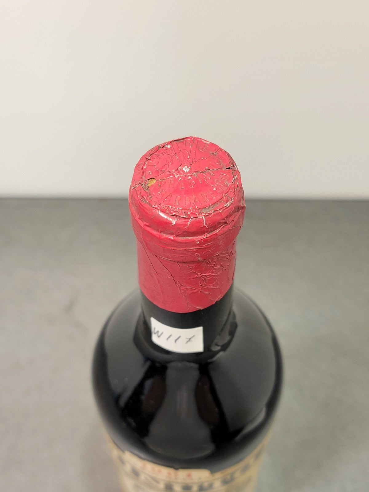 Barbaresco Fratelli Minuto 1964 Riserva Speciale bott. 72 cl 13% Tappo Rosso