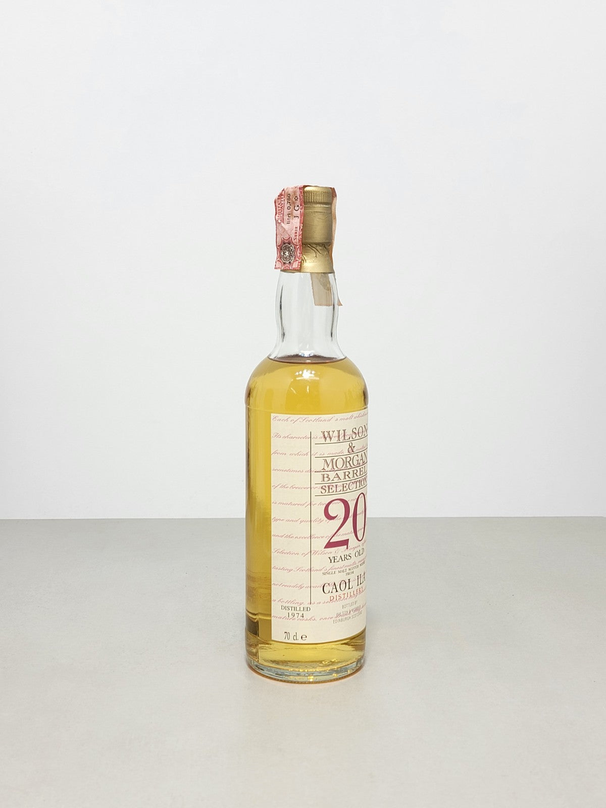 Whisky Coal ILa 20 years 1974 Wilson & Morgan Imbottigliato 1995 bott.70 cl 46%