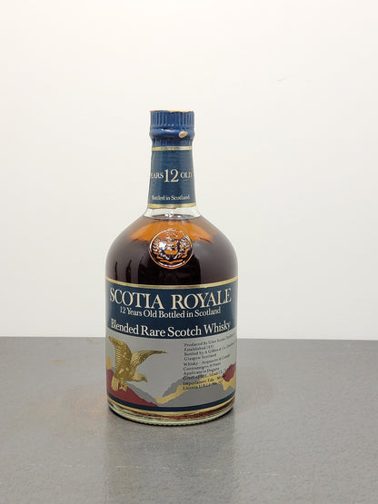 Whisky Scotia Royale 12 years 1980s Blended Rare Scotch Whisky bott.75 cl 43%