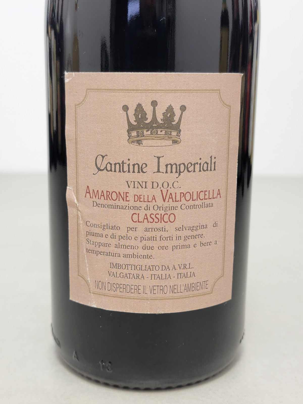 Amarone Cantine Imperiali 2001 Valpolicella Classico bott. 75 cl 15%
