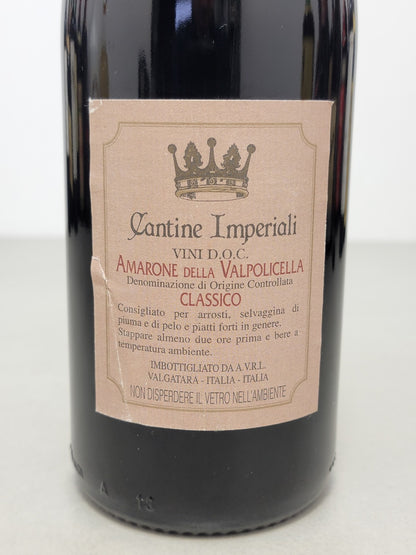 Amarone Cantine Imperiali 2001 Valpolicella Classico bott. 75 cl 15%