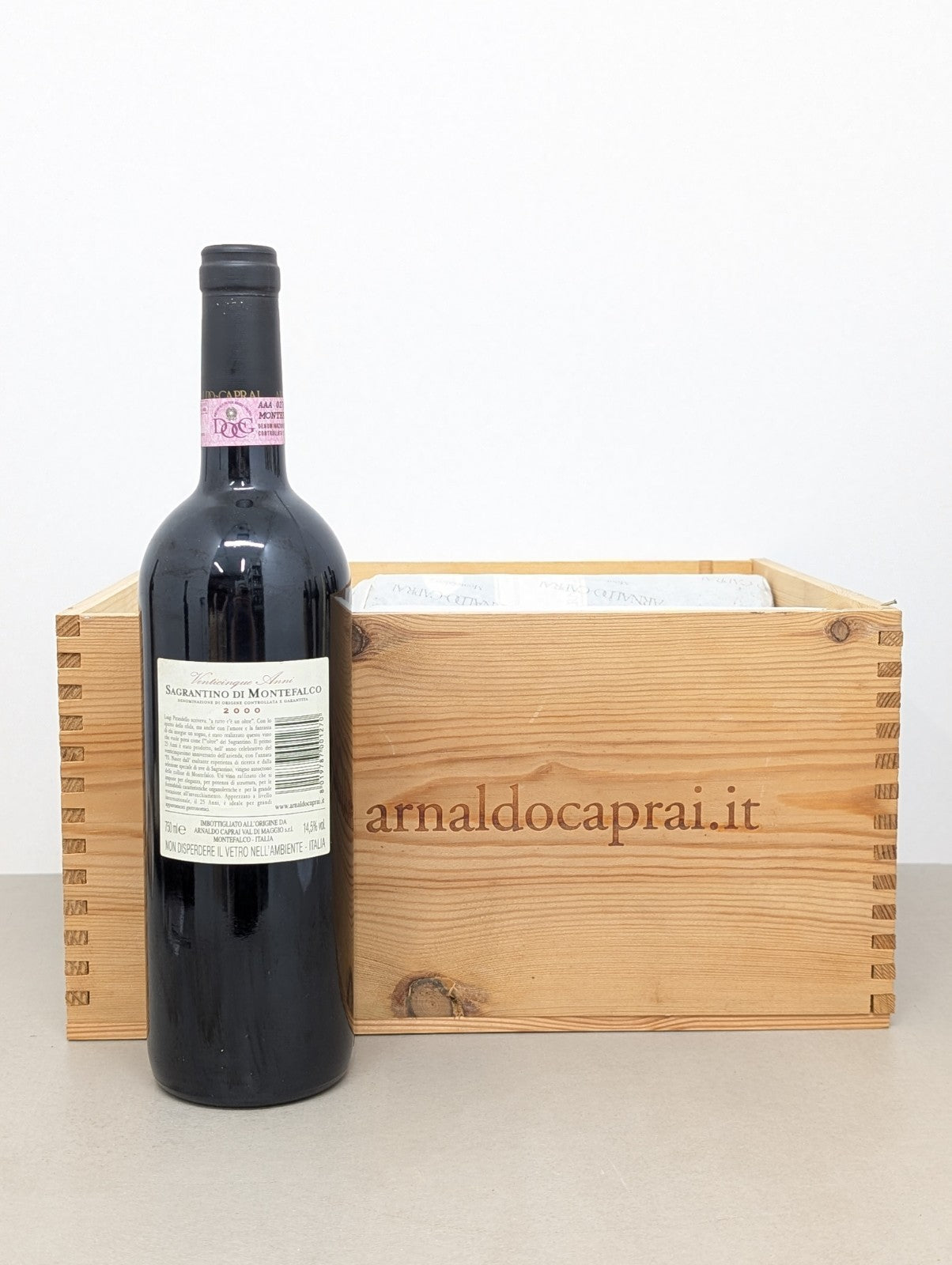 Sagrantino Montefalco 2000, Arnaldo Caprai 25 anni Cassa con 6 bott.