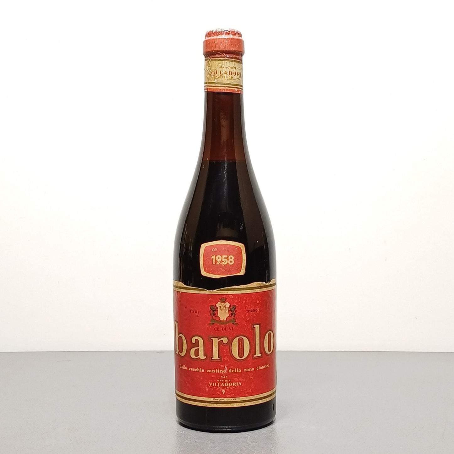 Barolo 1958 Marchese Villadoria Serralunga D'alba bott 72 cl 13.5%