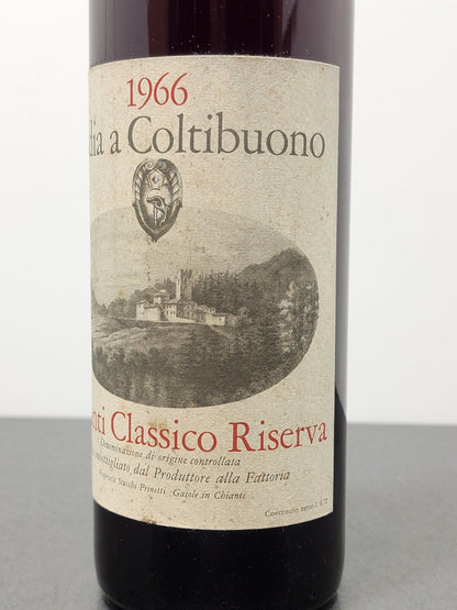 Badia a Coltibuono Riserva 1966 Chianti Classico bott. 72 cl 12.5%