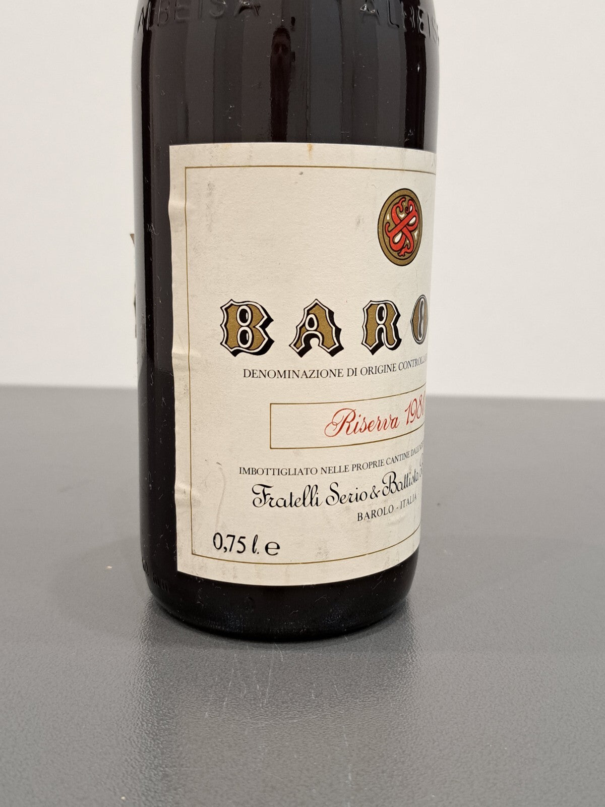Barolo Serio & Battista Borgogno 1980 bott. 72 cl 13.5%