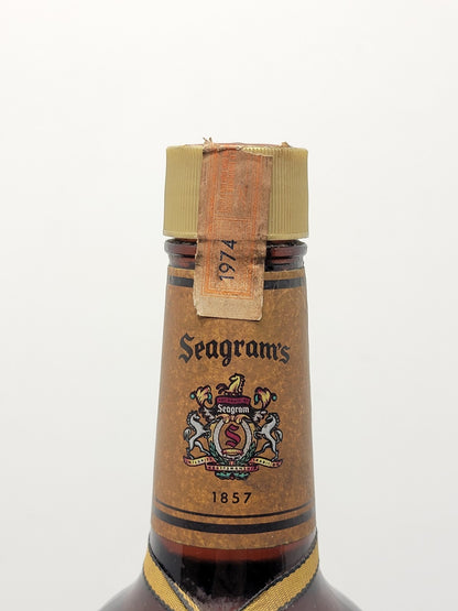 Whisky Canadian Seagram's V.O. 1974 6 Years Old bott.75 cl 40%