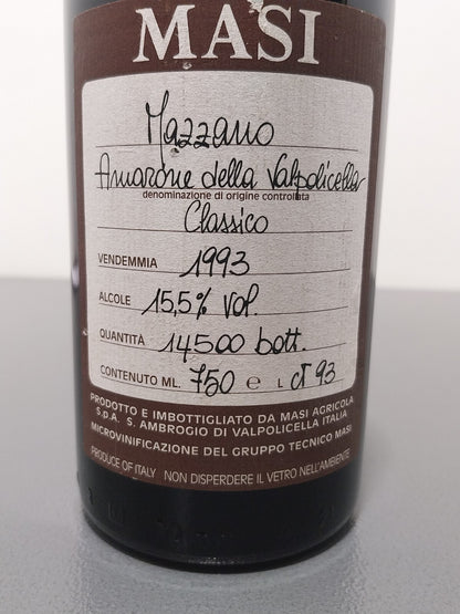 Amarone Masi 1993 Mazzano Amarone della Valpolicella bott..75 cl