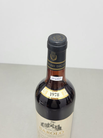 Barolo Bruno Giacosa 1978 Castiglione Falletto Neive bott.75 cl 14%