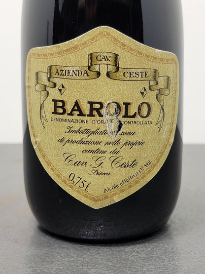 Barolo Cav. G. Ceste 1973 bott.75 cl 13%