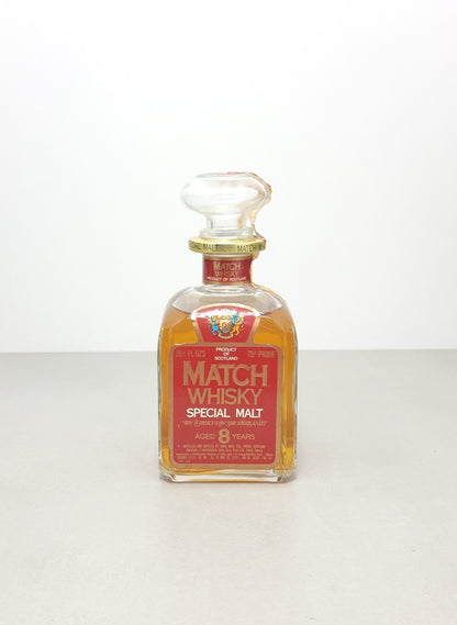 Whisky Match 8 years 1970s Special Malt 75 Proof bott.75 cl 43%