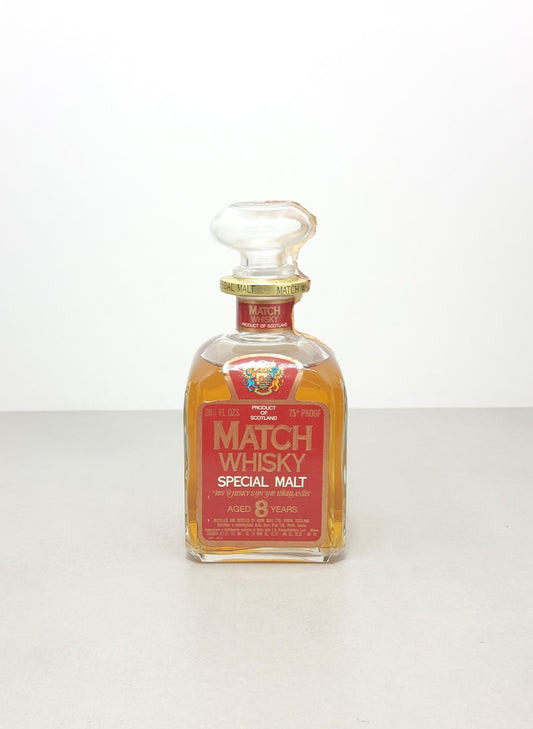 Whisky Match 8 years 1970s Special Malt 75 Proof bott.75 cl 43%