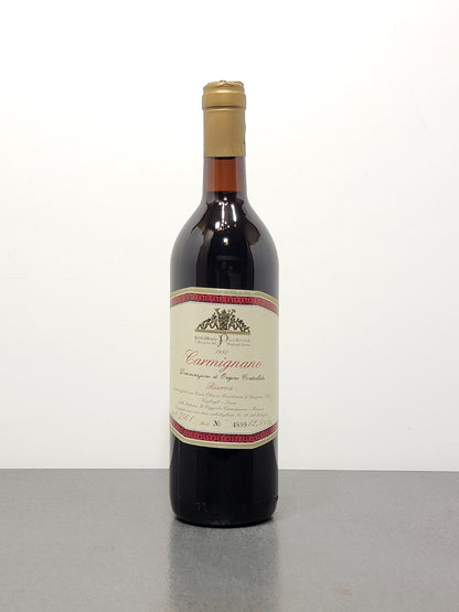 Carmignano Conte Ottavio Piccolomini 1980 Riserva bott.75 cl 12.5%