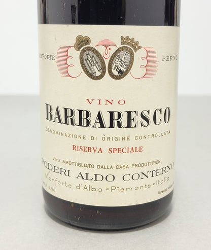 Barbaresco Aldo Conterno 1967 Riserva Speciale Monforte D'alba bott.. 72 cl 13%