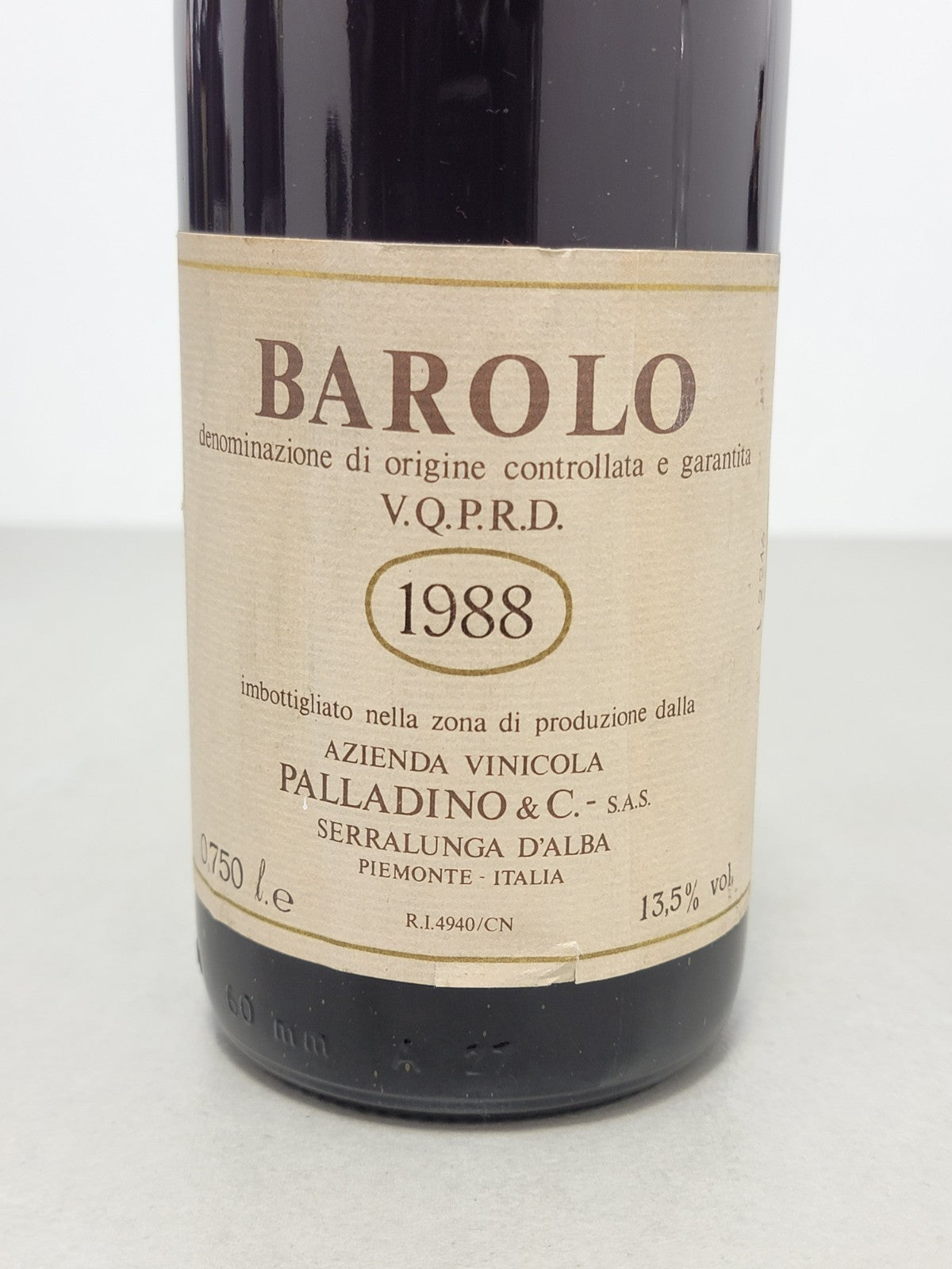 Barolo Palladino 1988 Serralunga D'alba bott.75 cl 13%