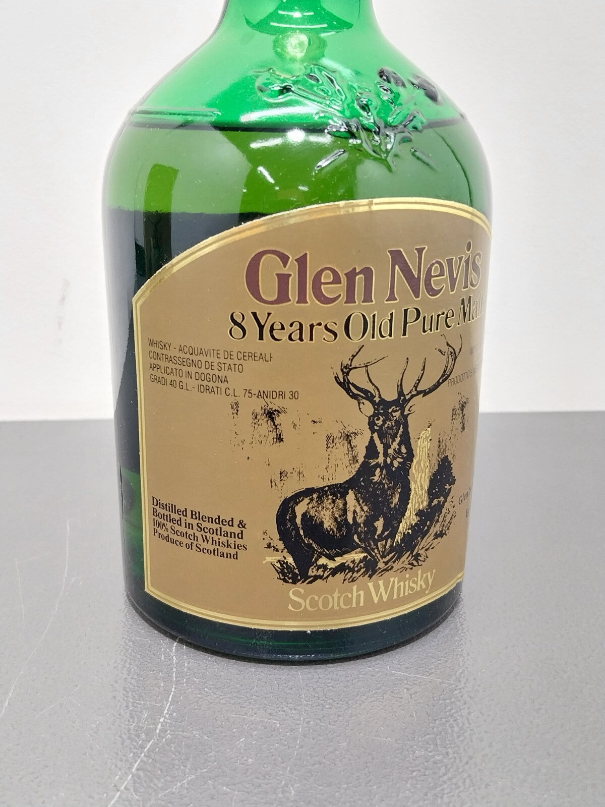 Whisky Glen Nevis 8 years old Pure Malt anni ‘70 bott. 0.75 cl