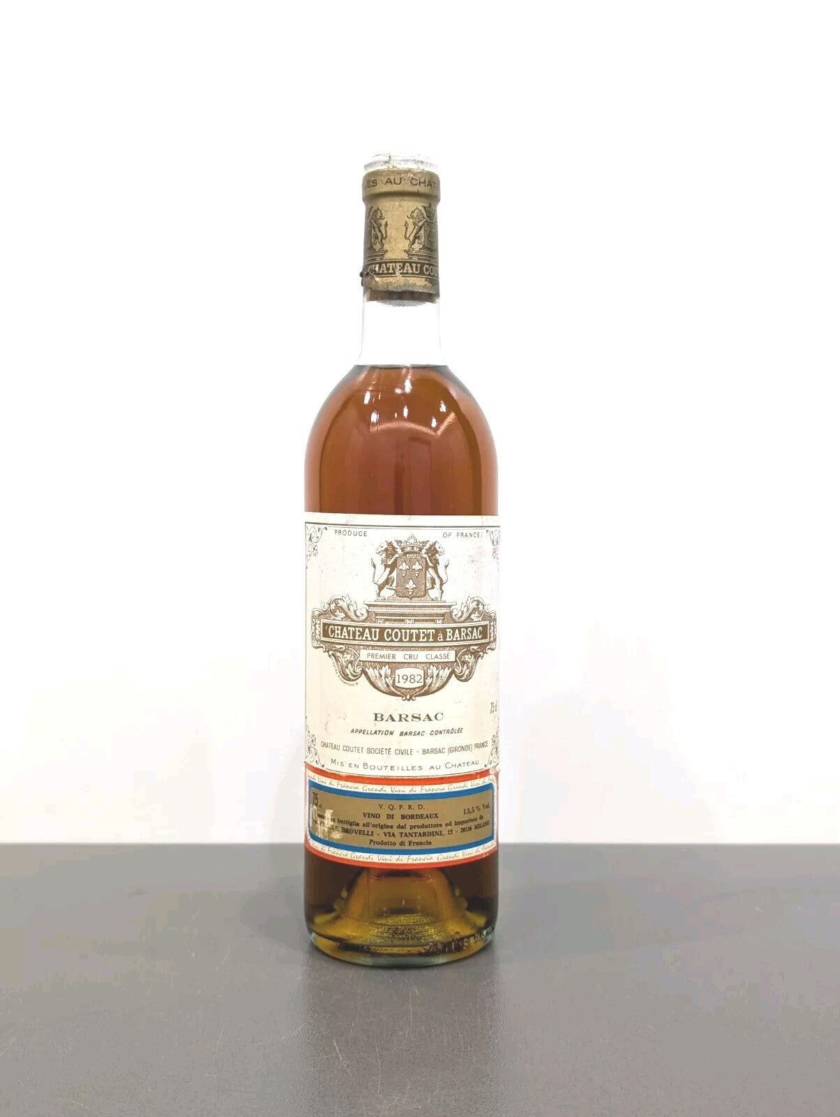 Chateau Coutet a Barsac 1982 Premier Cru Classe, 75 Cl. Vol 13.5