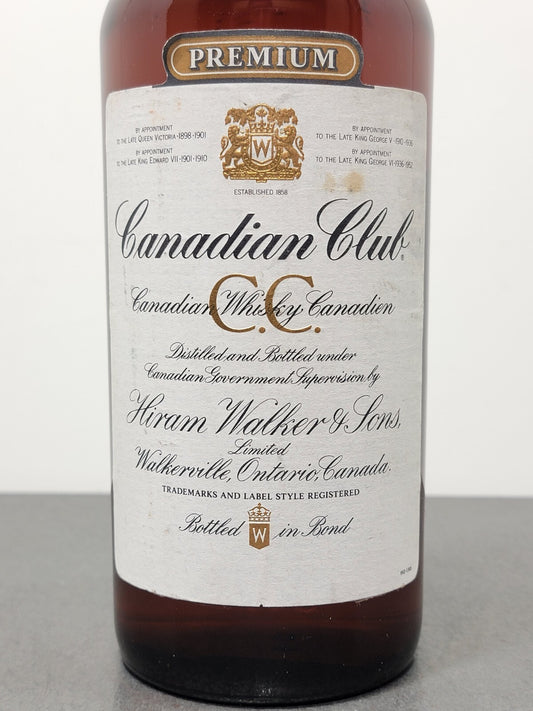 Whisky Canadian Club 1981 Hiram Walker bott.1 Litro