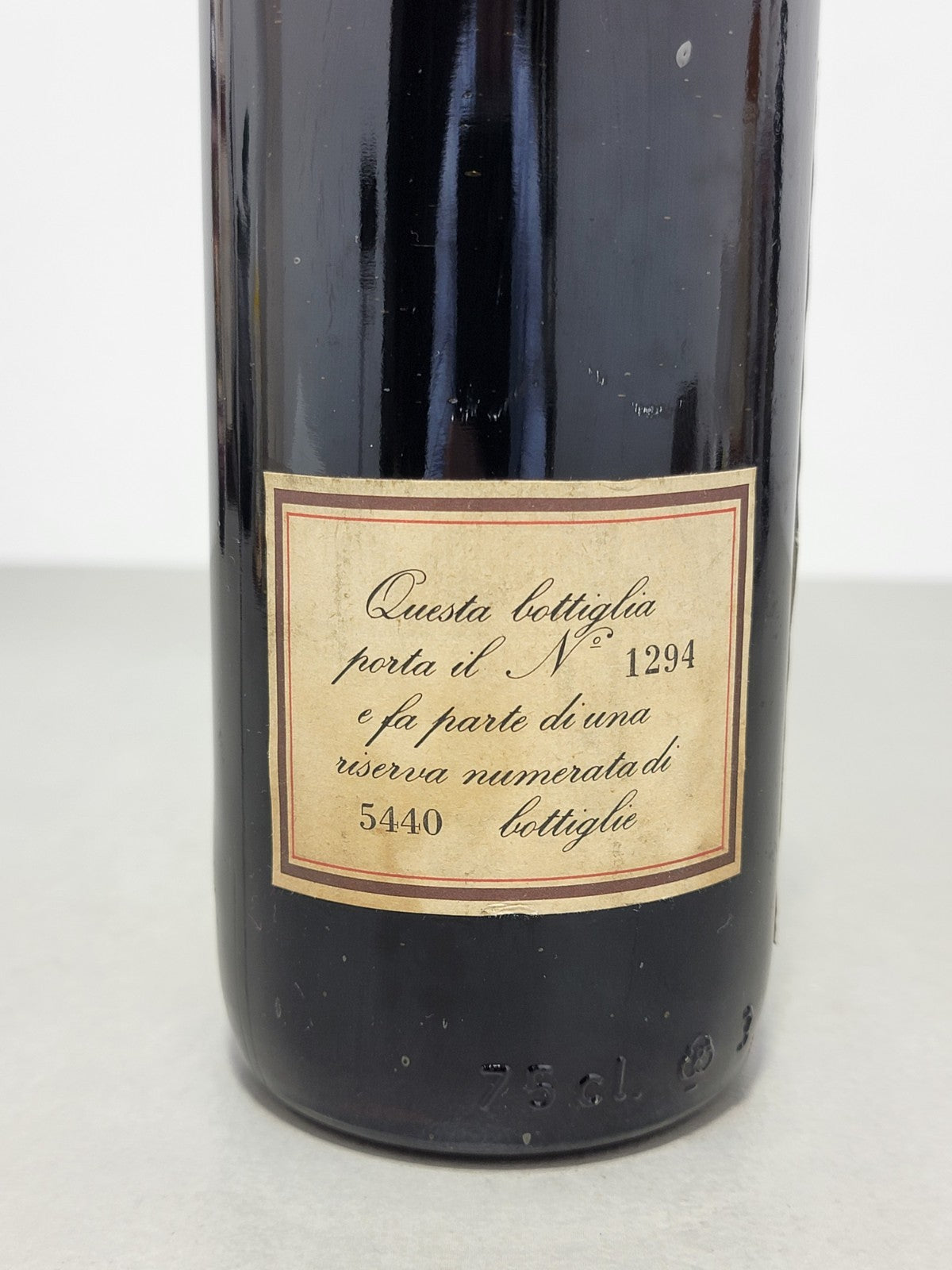 Barolo Prunotto Riserva 1976 Ginestra Di Monforte D'alba bott.75 cl 13%