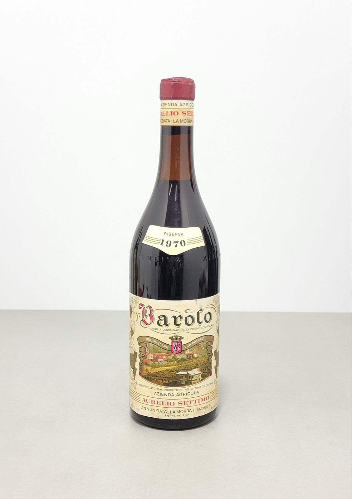 Barolo Aurelio Settimo 1970 Anuziata La Morra bott. 72 cl 13,5%