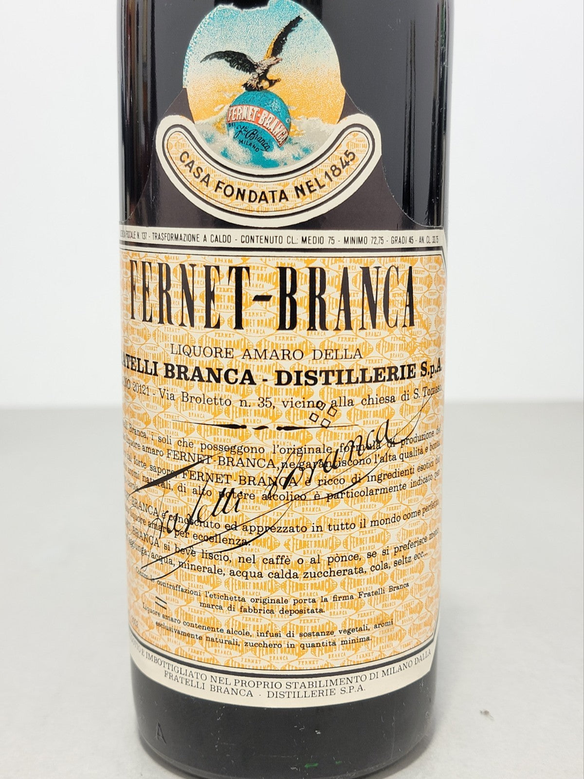 Fernet Branca 1975 bott.75 cl 45%