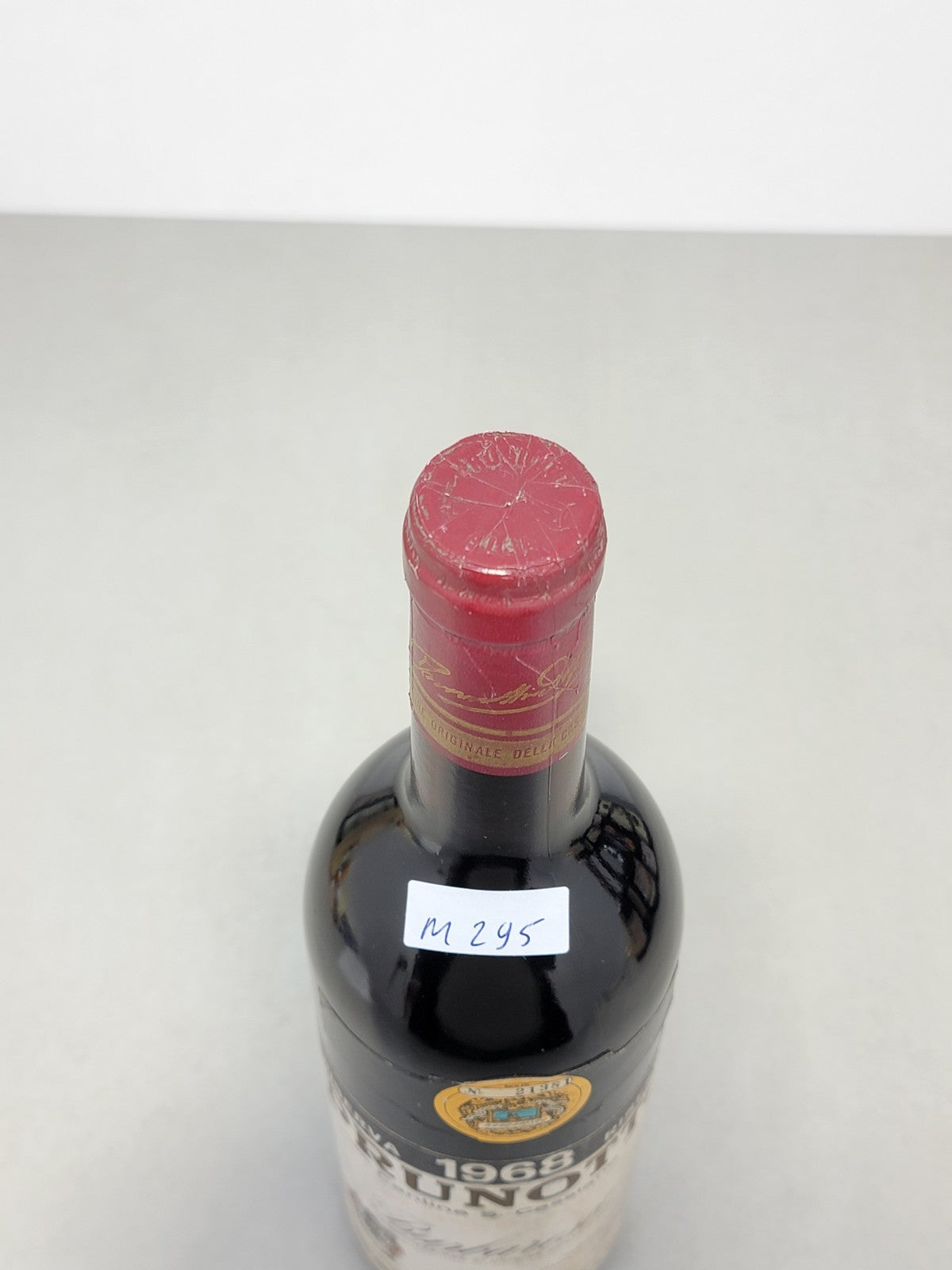 Barbaresco Prunotto Riserva 1968 Cantina S. Cassiano bott.72 cl 13.5%