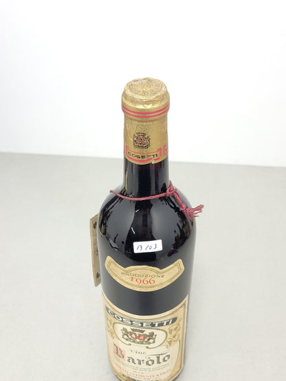 Barolo Cossetti 1966 Clemente & Figli bott.72 cl 13.5%