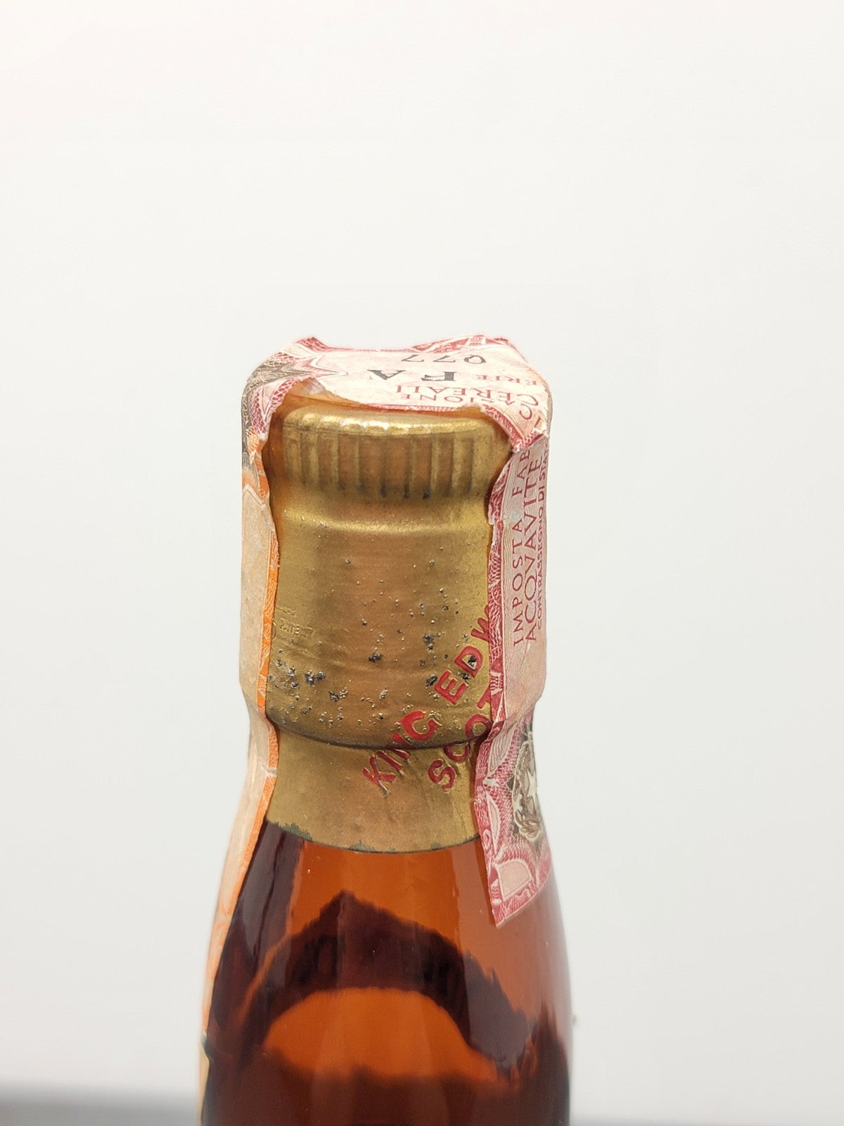 Whisky King Edward 1960s Clan Munro Specially Selected Scotch Whisky 75 cl 43%