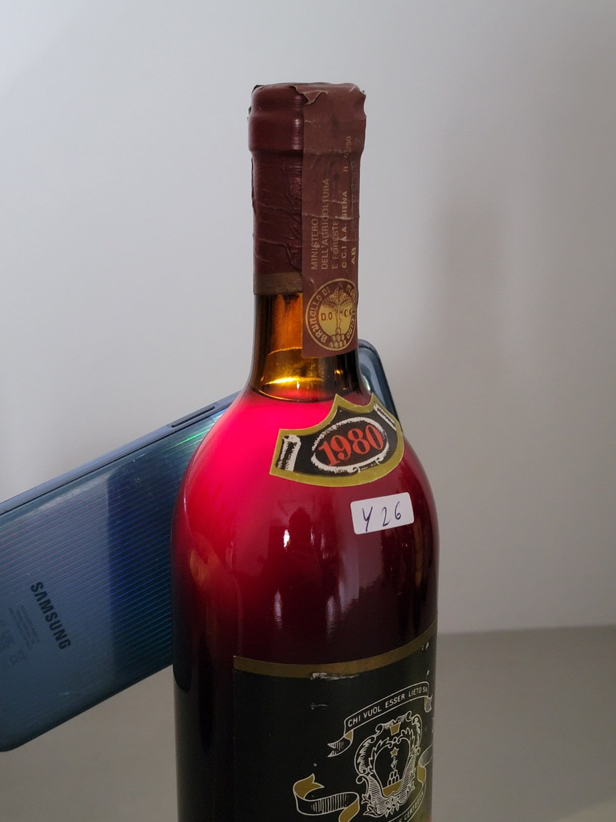 Brunello Di Montalcino IL Poggione 1980 bott.c75 cl 13.5%