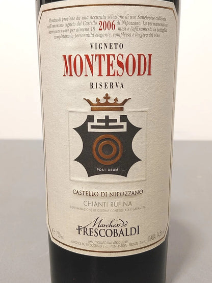 1x Montesodi Riserva 2006 Marchesei de Frescobaldi Cast.. Nipozzano bott..75 cl
