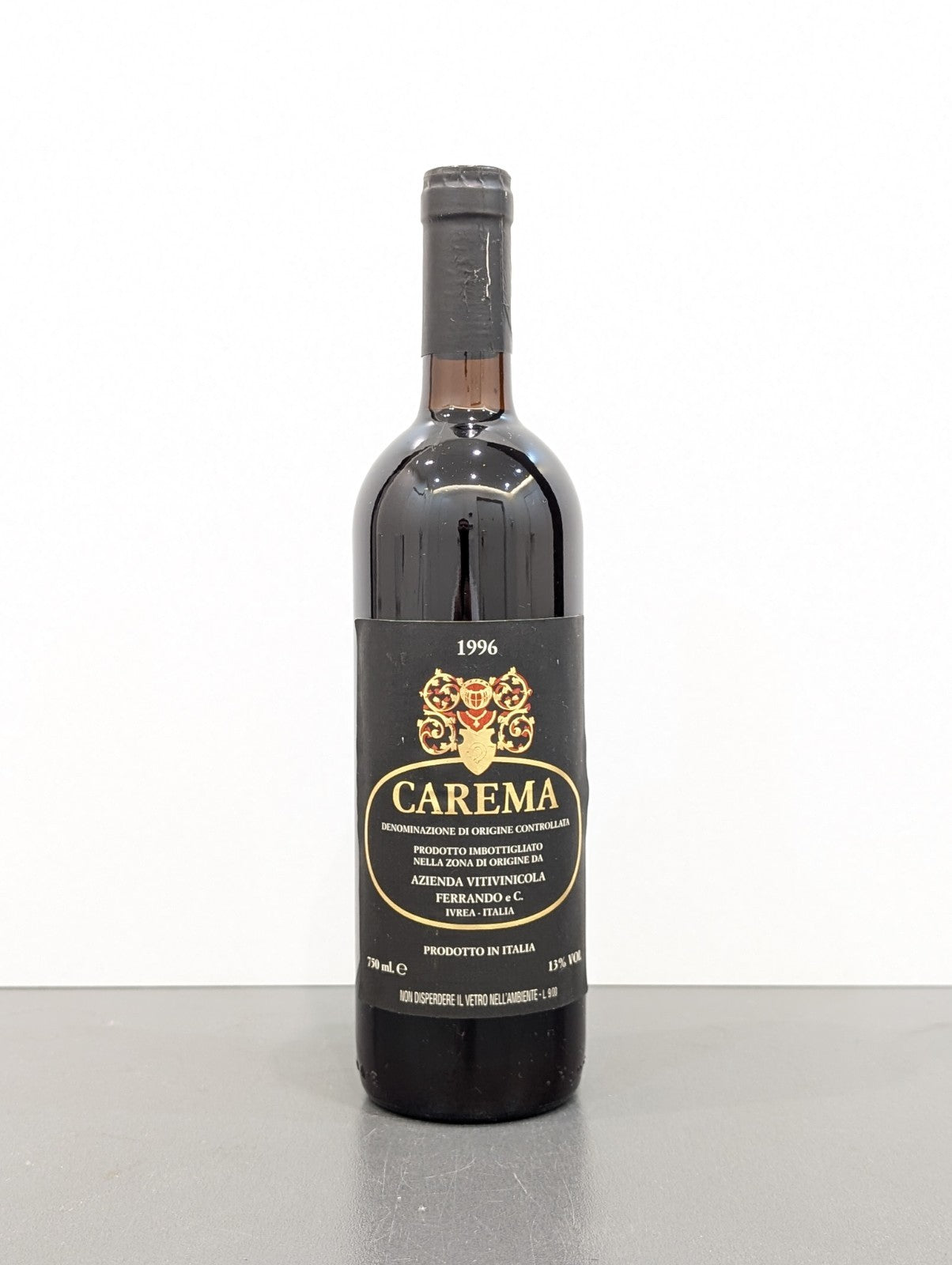 Carema Etichetta Nera 1996 Luigi Ferrando bott.75 cl 13%