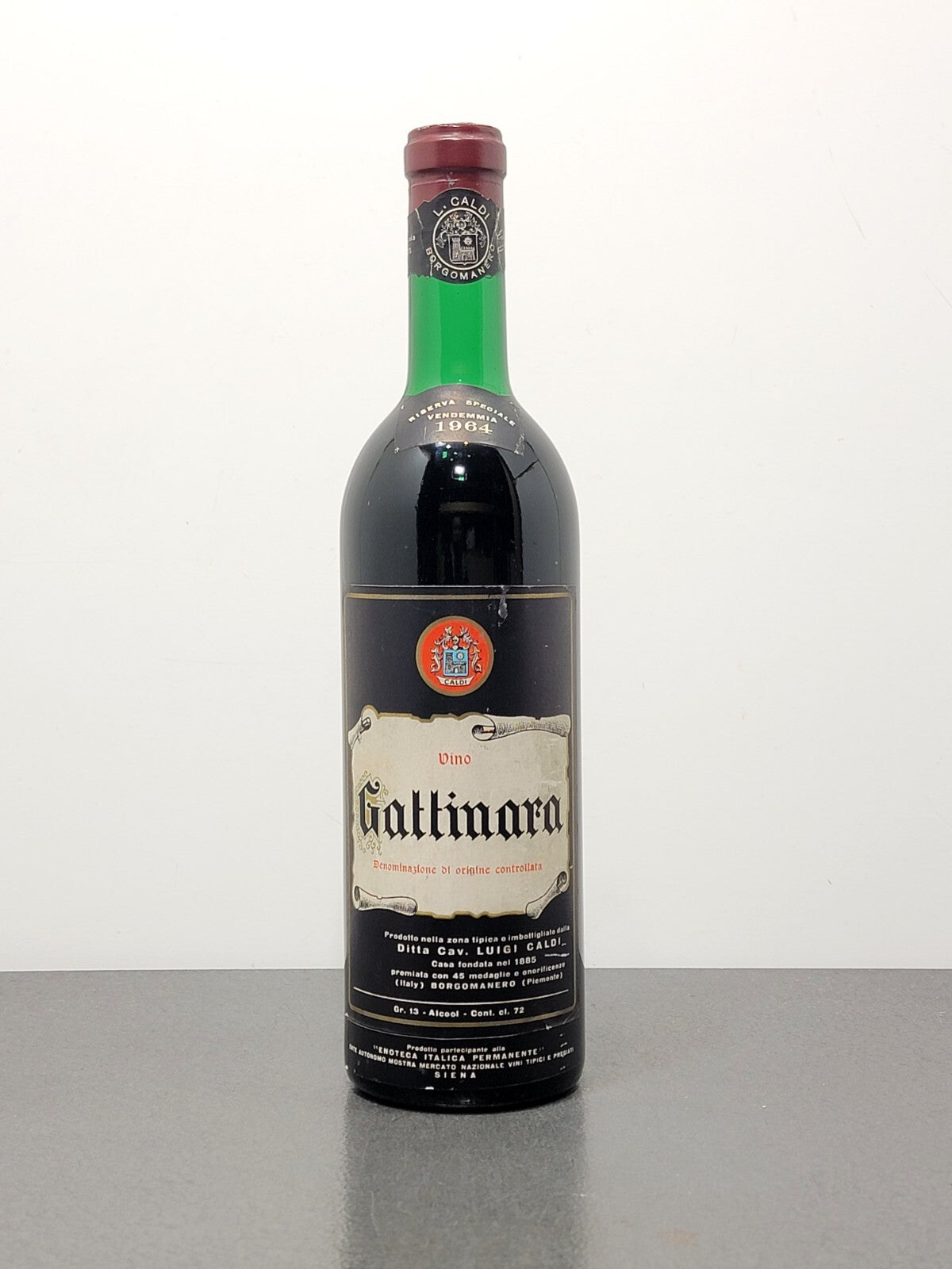 Gattinara Luigi Caldi 1964 Riserva Speciale bott.72 cl 13%