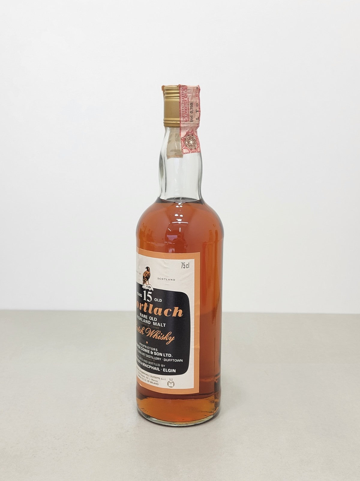 Whisky Mortlach 15 years Gordon &MacPhail 1980s Rare Old Scotch Whisky 75 cl 40%
