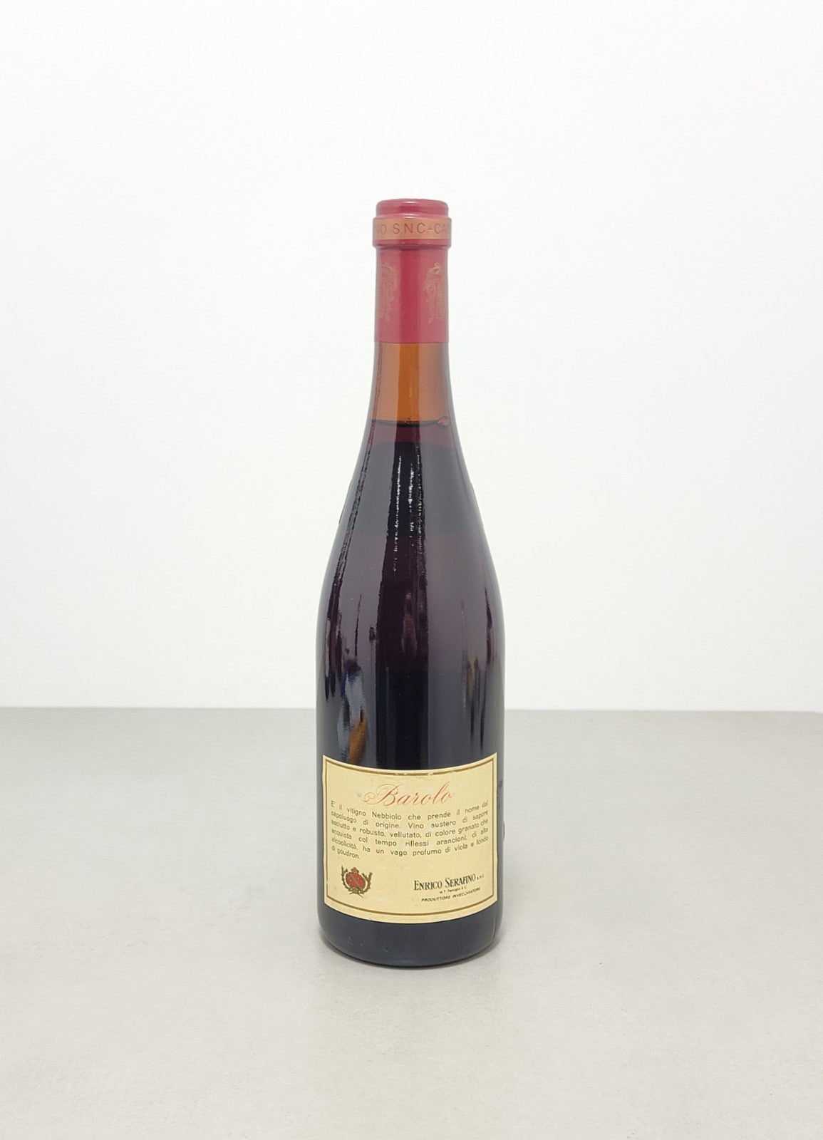 Barolo Enrico Serafino 1979 Canale D'alba bott.75 cl 13%