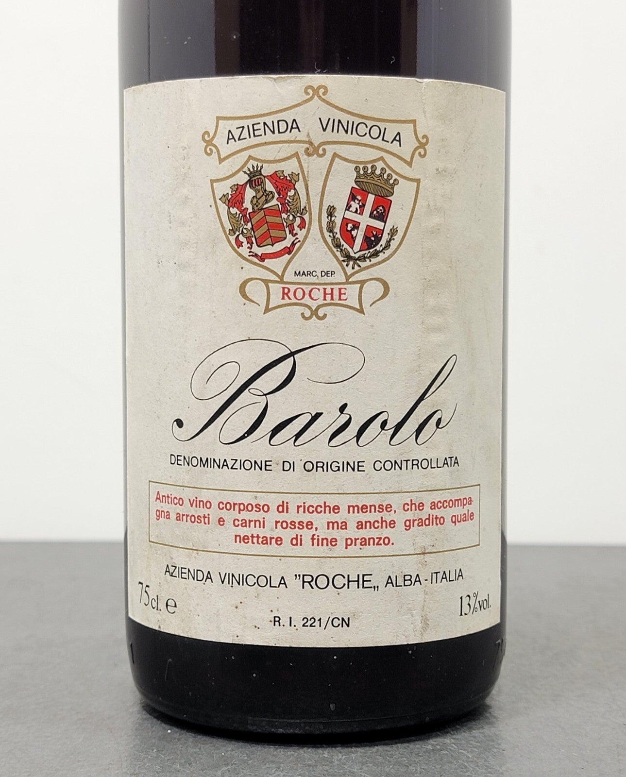 Barolo Roche 1979 Alba bott. 75 cl 13%