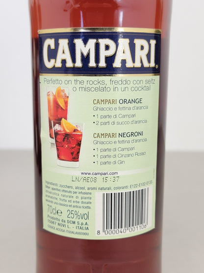 Campari Bitter Limited Edition 2012 Ugo Nespolo Leonetto Cappiello 70 cl 25%