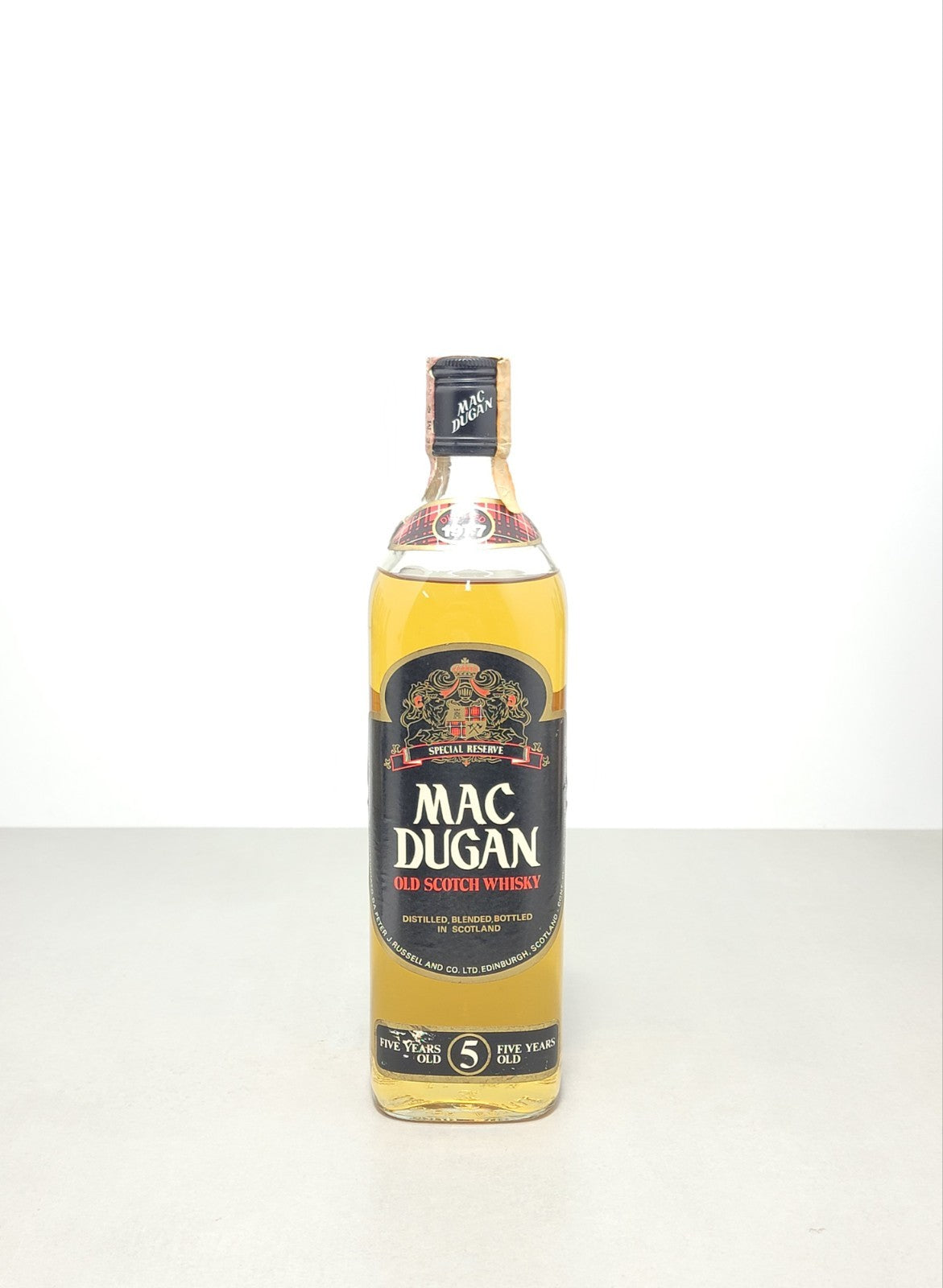 Whisky Mac Dugan 5 years 1977 Special Riserve Peter J Russell bott. 75 cl 40%
