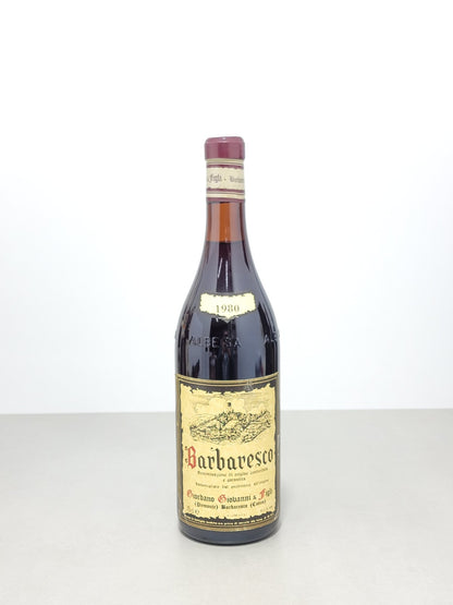Barolo Giovanni Giordano 1980 Cuneo bott. 75 cl 13,5%