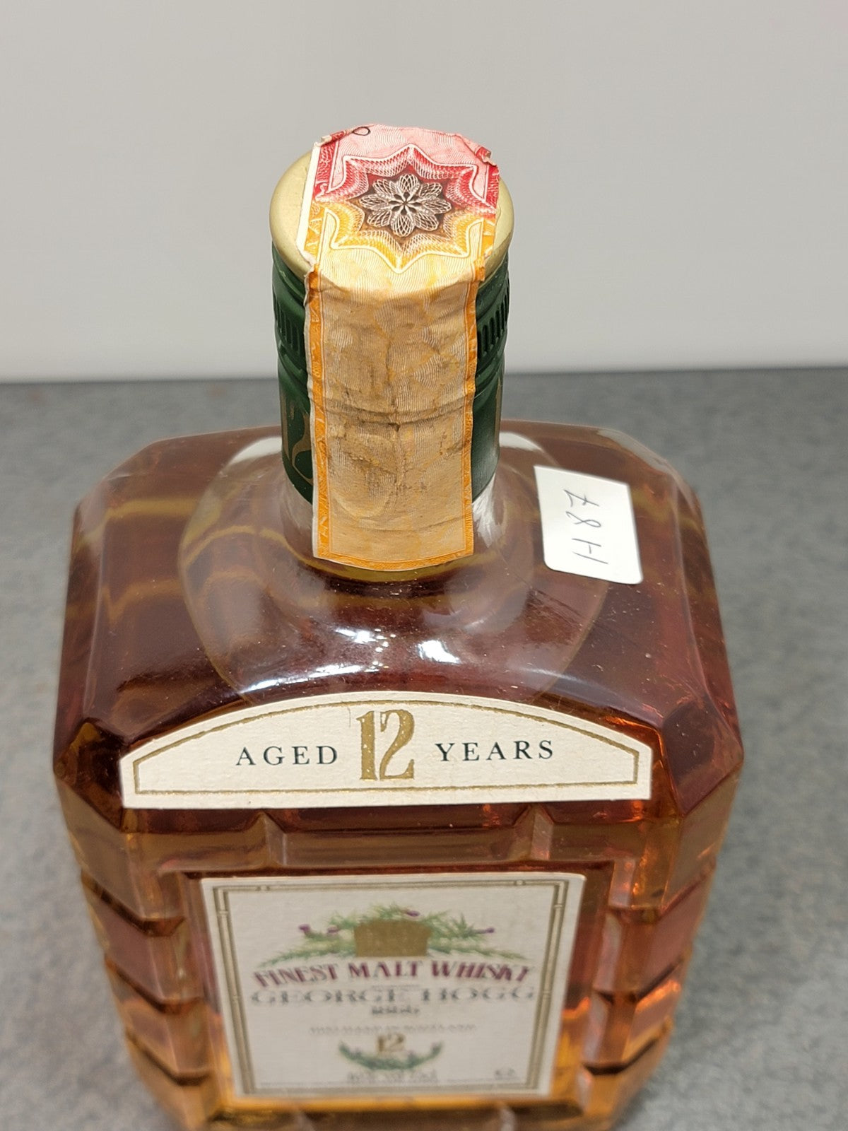 Whisky George Hogg 12 Years Old 1980s Finest Malt Scotch Whisky bott. 7540%