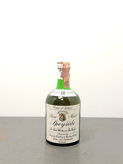 Whisky Speyside 12 years 1970s Pure Malt bott.75 cl 43%