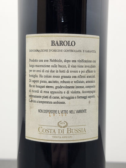 Barolo Costa di Bussia 1996 Tenuta Arnulfo Monforte D'alba bott.75 cl 13.5%
