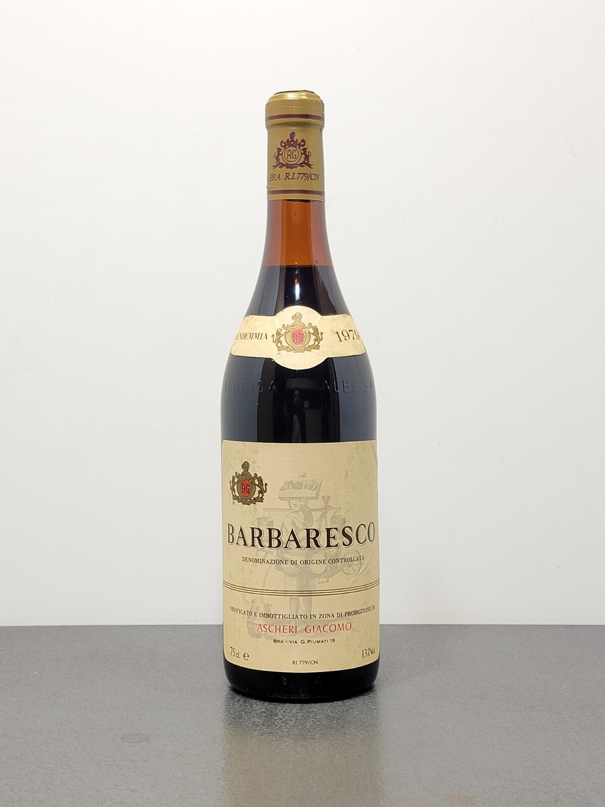Barbaresco 1979  Ascheri Giacomo bott..75 cl 13%